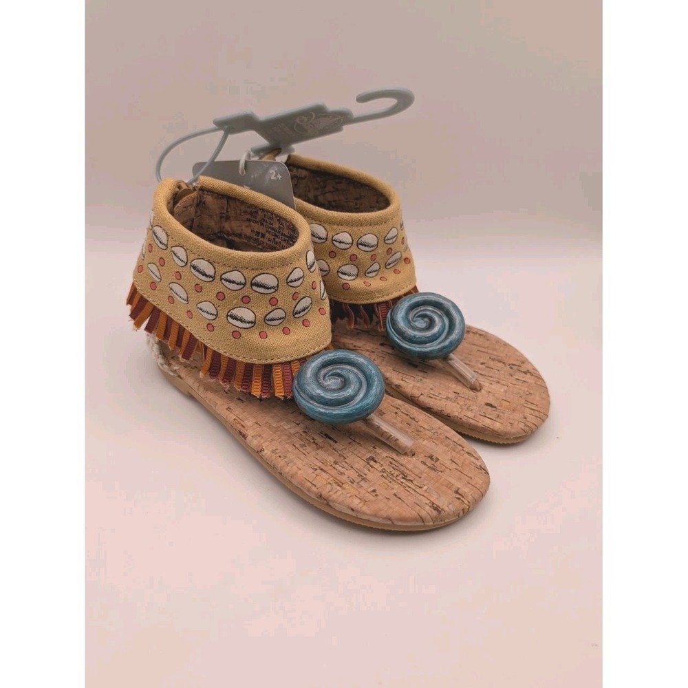 Disney Store Moana Princess Shoes Sandals US Girls 7/8‎ UK 6/7 New With Tags
